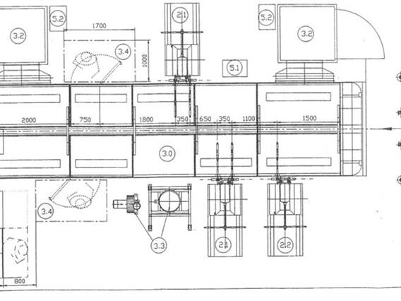 Gema/Noppel Auto Powdercoat line nr 1