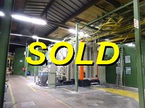 Gema/Noppel Auto Powdercoat line nr 1, Installation fur pulverlackspritzen