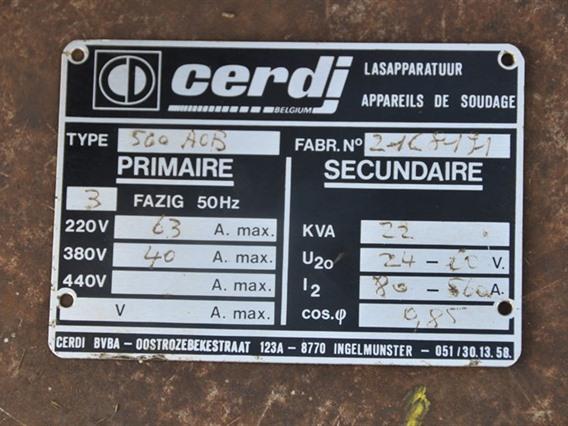 Cerdi 560 amp