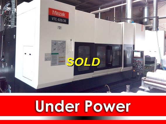 Mazak VTC 820/30 X: 3000 - Y: 820 - Z: 720mm CNC