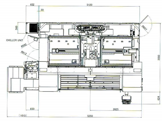 Mazak VTC 820/30 X: 3000 - Y: 820 - Z: 720mm CNC