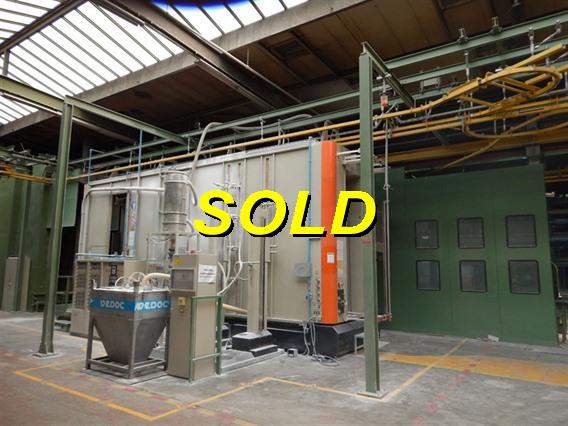 Gema/Noppel Auto Powdercoat line nr 2