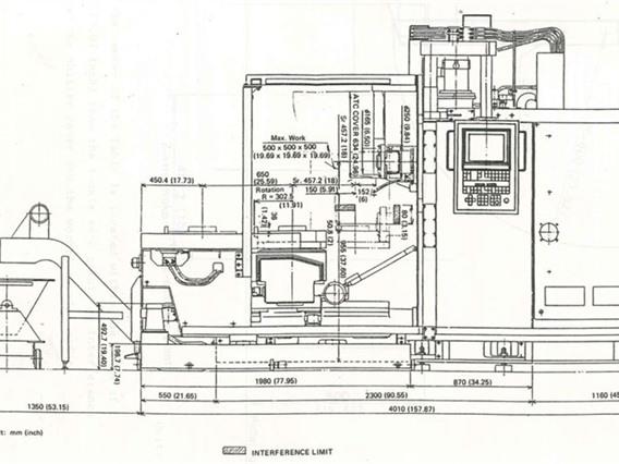 Mazak H12 X: 610 - Y: 457 - Z: 457 mm CNC