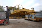 Fimec crane with magnetic plate hoist 15 ton