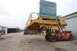 Fimec crane with magnetic plate hoist 15 ton