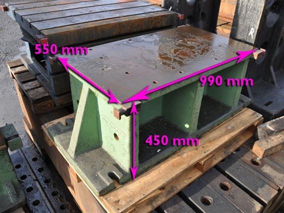 Clamping bloc 990 x 550 x 450 mm