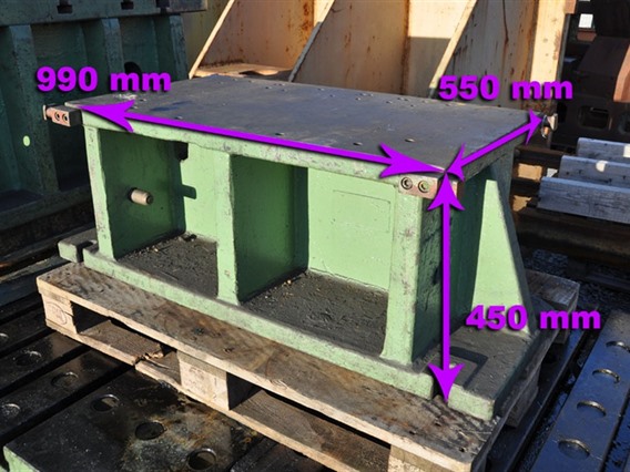 Clamping bloc 990 x 550 x 450 mm