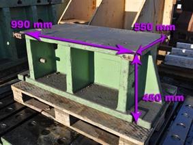 Clamping bloc 990 x 550 x 450 mm, Wieże i podpory kątowe oraz stoły