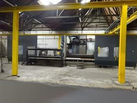 MTE FBF-S 6000 X: 6000 - Y: 1200 - Z: 1500 mm, Fresatrice a banco con colonna mobile e CNC