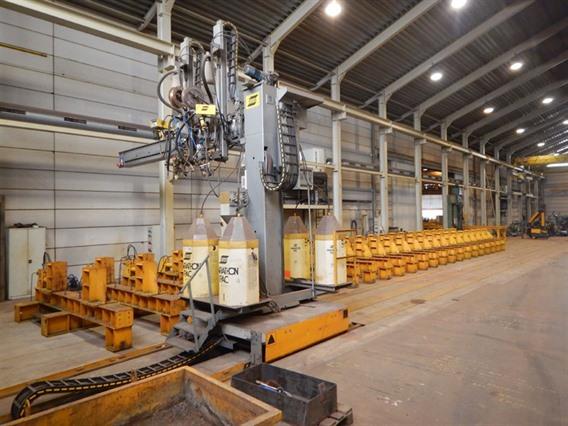 Esab welding crane for composite beams
