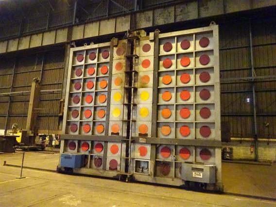 Heat treatment oven CNC 1100°