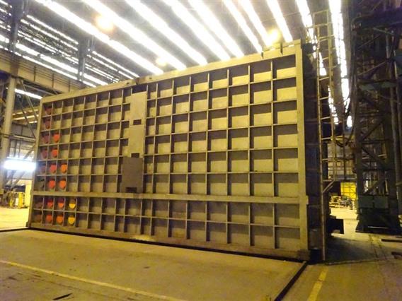 Heat treatment oven CNC 1100°