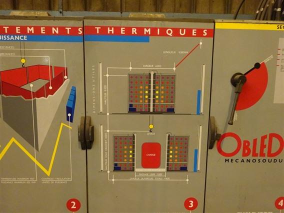 Heat treatment oven CNC 1100°