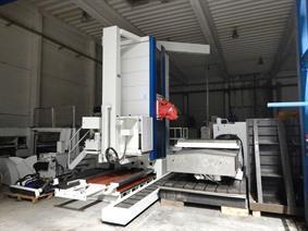 Colgar Fral 30 X: 6000 - Y: 3000 - Z: 1000 mm CNC, Bettfrasmaschine mit beweglichem Stander