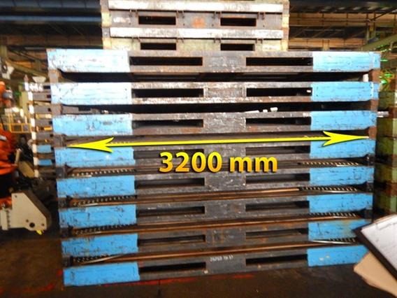 Steel pallets 3200 x 1600 x 200 mm