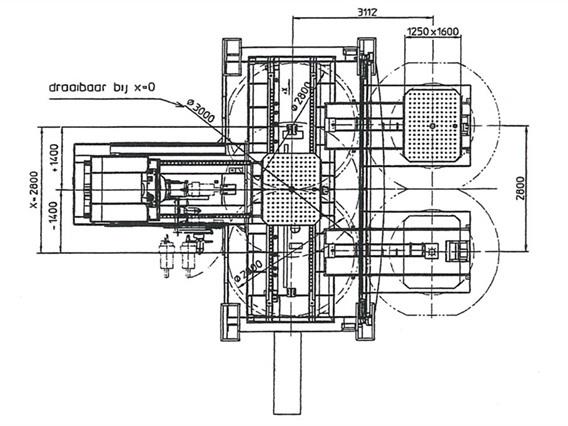 Starrag Heckert X: 2800 - Y: 2100 - Z: 1900 mm