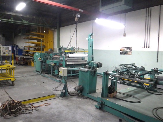 Jouanel slitting and cut to length line 1250 x 2mm