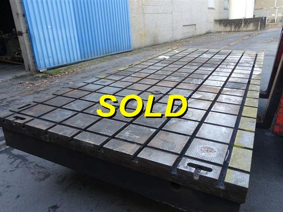 T-slot Table 4500 x 2000 mm