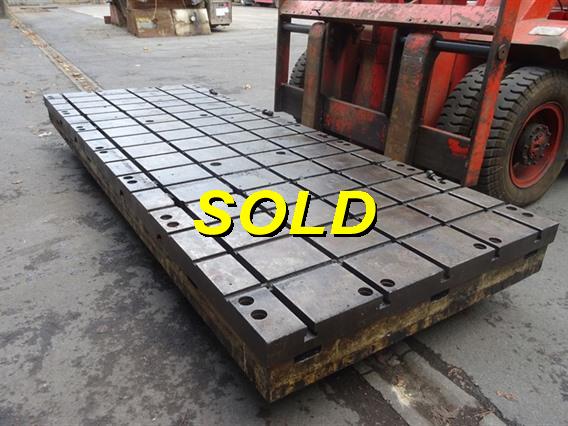 T-slot Table 4000 x 1500 mm