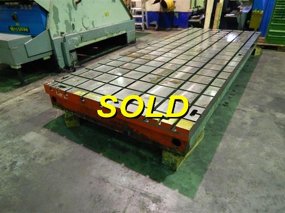 T-slot Table 4500 x 1750 mm