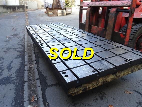 T-slot Table 4000 x 1500 mm