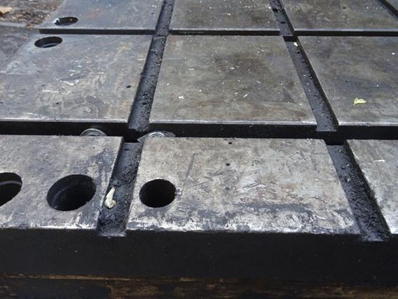 T-slot Table 4000 x 1500 mm