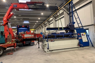 MG plate rolling machine delivered to JRN Construct.